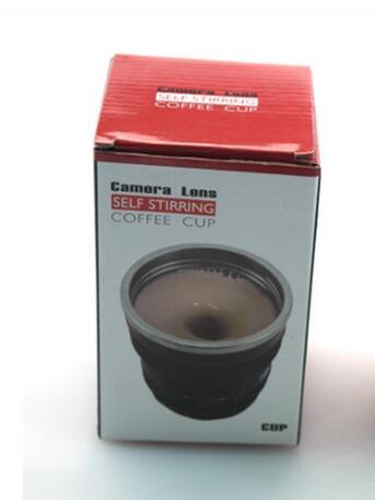 Transhome Creative Self Stirring Mug Camera Lens Mugs 300ml Battery Style Stainless Steel Milk Coffee Cups For Sporting Travel - Image 6