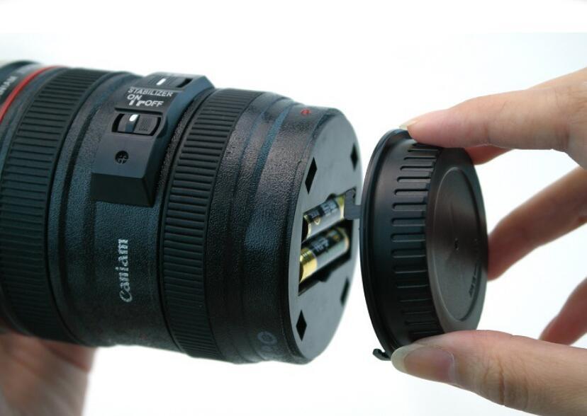 Transhome Creative Self Stirring Mug Camera Lens Mugs 300ml Battery Style Stainless Steel Milk Coffee Cups For Sporting Travel - Image 9