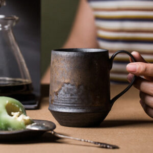 Ceramic Coffee MugGold-plated Couple's Matching Mugs