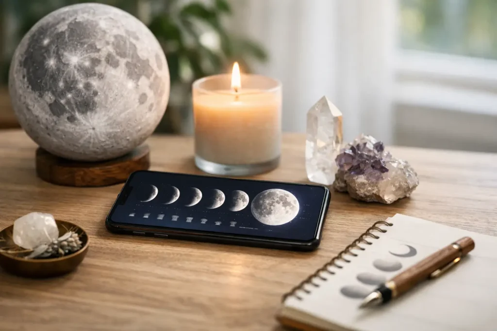 Free Moon Phase Tracker for Everyday Rituals