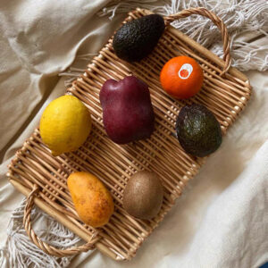 Hand-woven tray