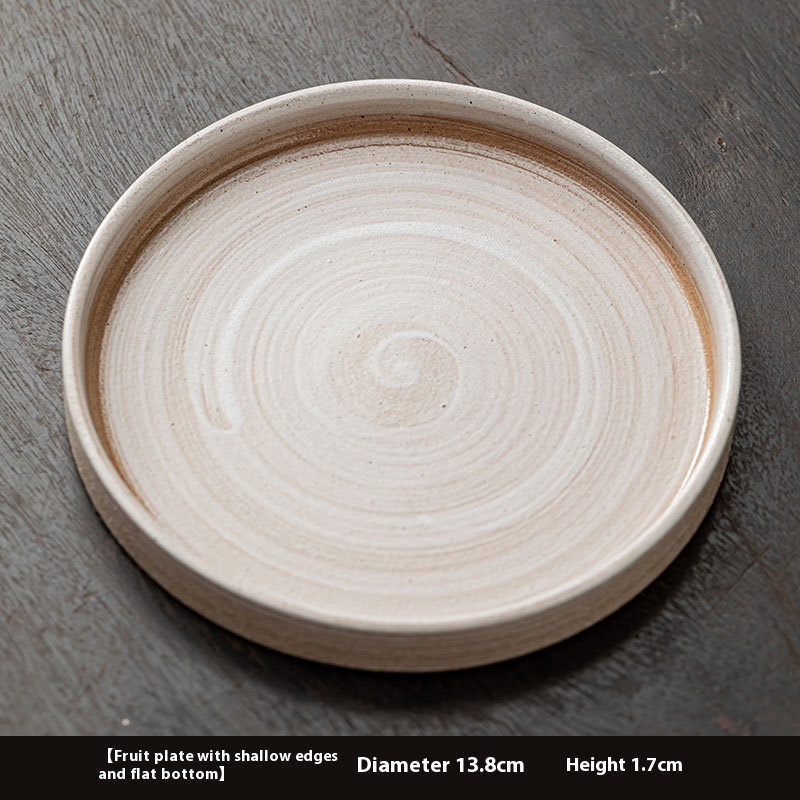 Thickened Fruit Plate Retro Pot Tray Small Tray - Image 6