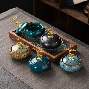 Decorative Ash Tray Home Creative Personality With Lid