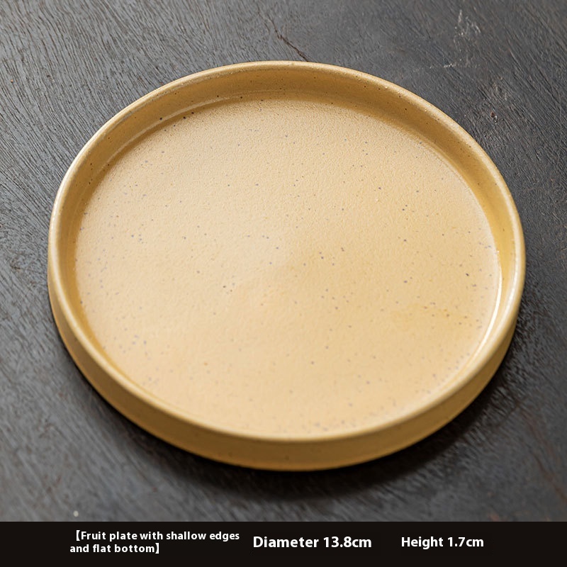 Thickened Fruit Plate Retro Pot Tray Small Tray - Image 9