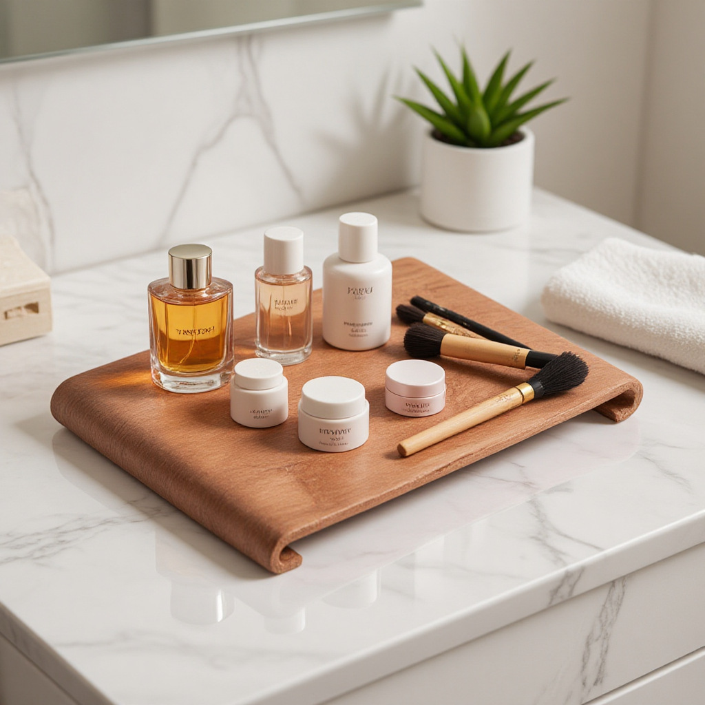 Multifunctional Solid Wood Tray Tea Tray - Image 3