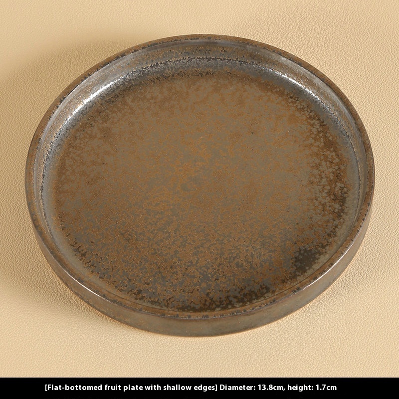 Thickened Fruit Plate Retro Pot Tray Small Tray - Image 7