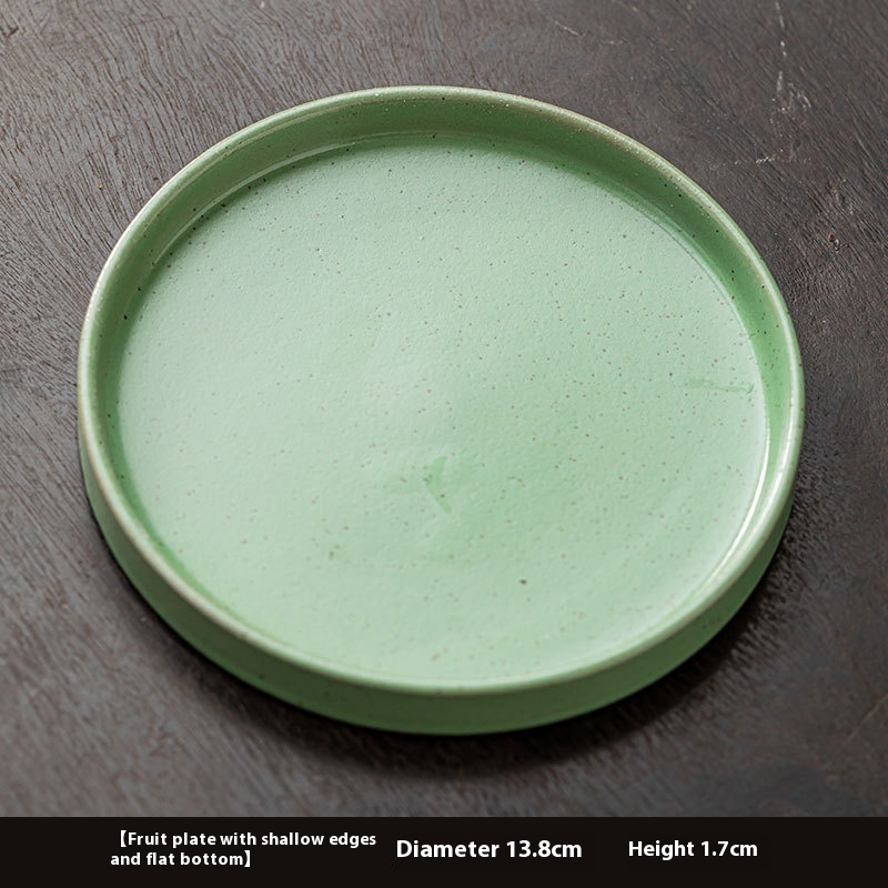 Thickened Fruit Plate Retro Pot Tray Small Tray - Image 8